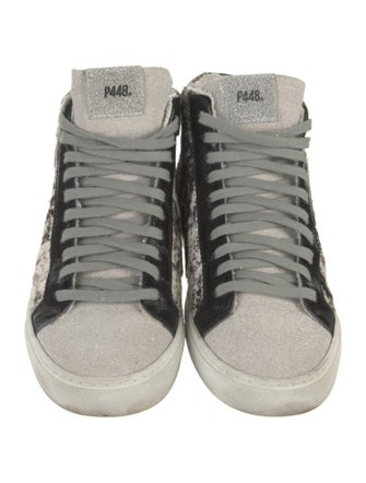 P448 Ponyhair Animal Print Sneakers