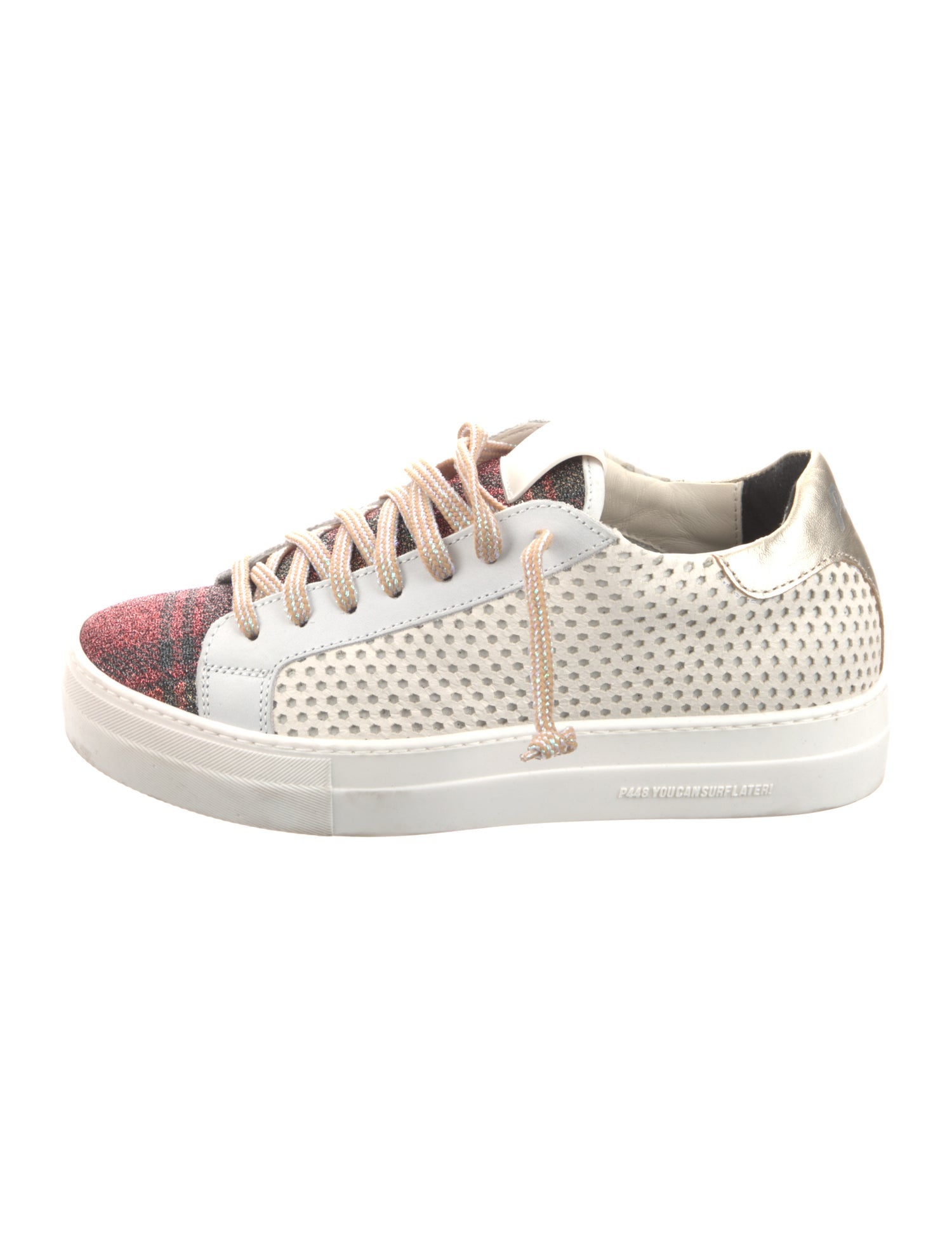 P448 Leather Printed Sneakers