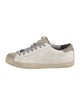P448 Leather Lasercut Accents Sneakers