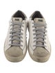 P448 Leather Lasercut Accents Sneakers