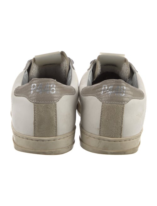 P448 Leather Lasercut Accents Sneakers