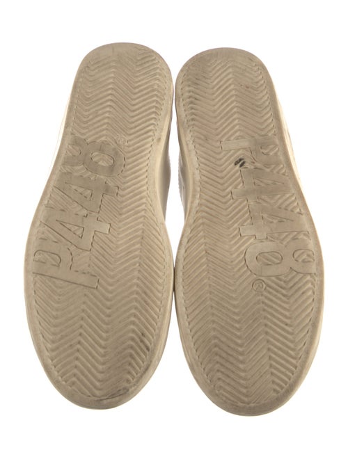 P448 Leather Lasercut Accents Sneakers