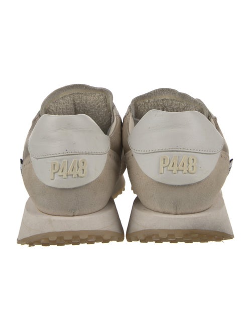 P448 Suede Colorblock Pattern Sneakers