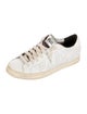 P448 Leather Lasercut Accents Sneakers