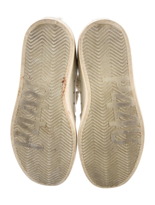 P448 Leather Lasercut Accents Sneakers