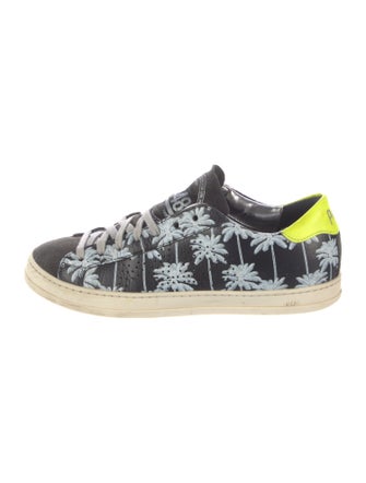 P448 Leather Printed Sneakers