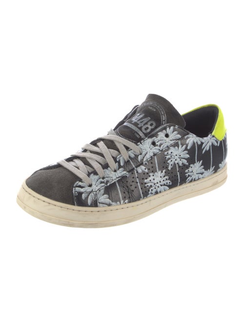 P448 Leather Printed Sneakers