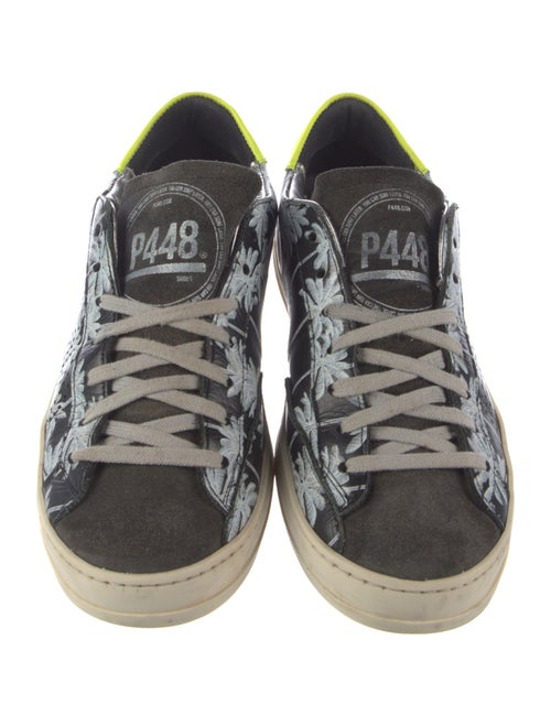 P448 Leather Printed Sneakers
