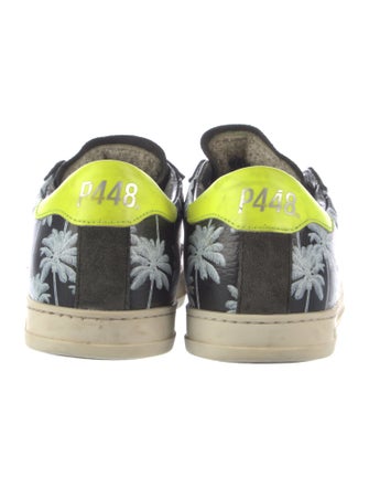 P448 Leather Printed Sneakers