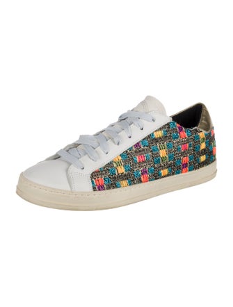 P448 Leather Printed Sneakers