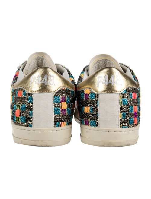 P448 Leather Printed Sneakers