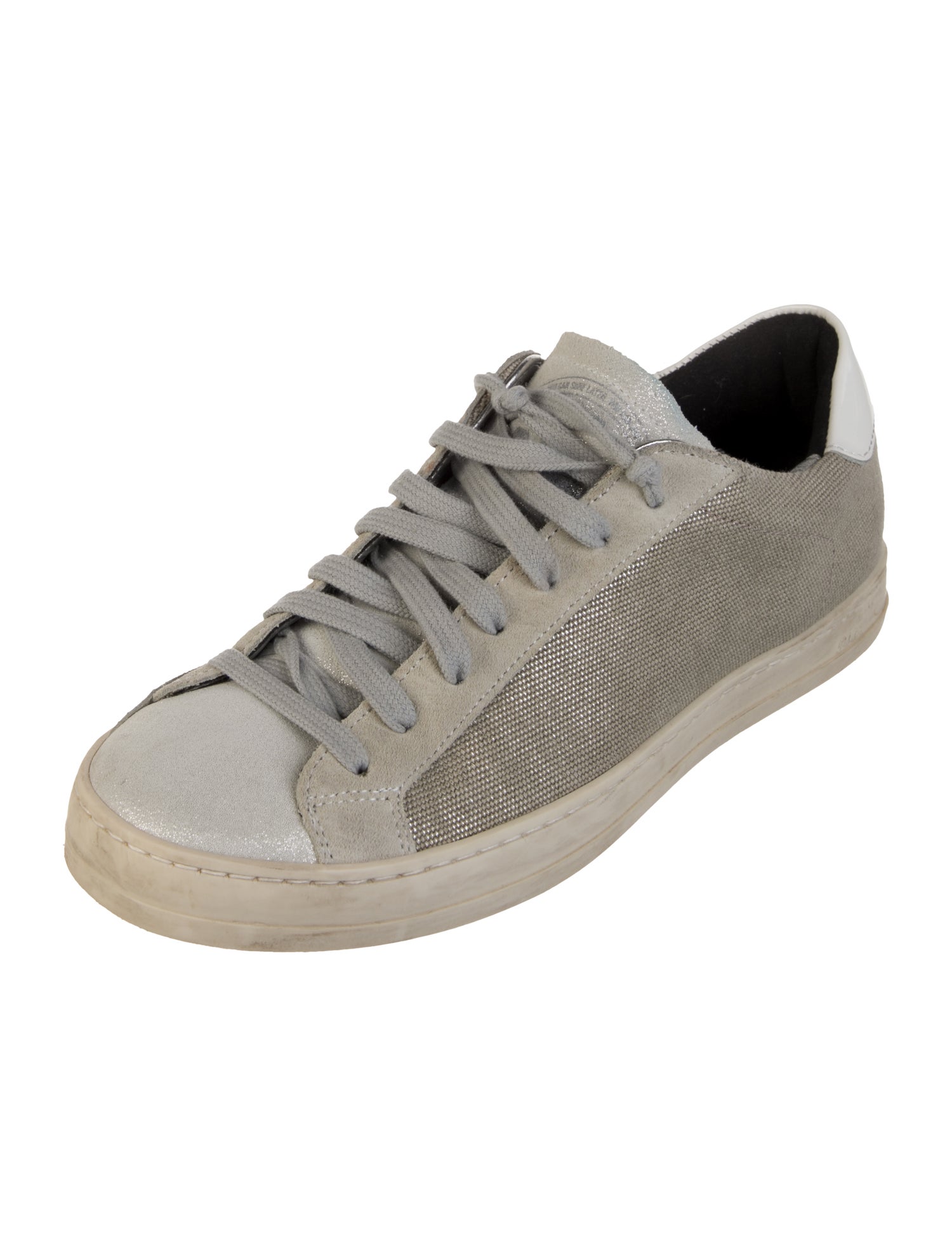 P448 Suede Glitter Accents Sneakers