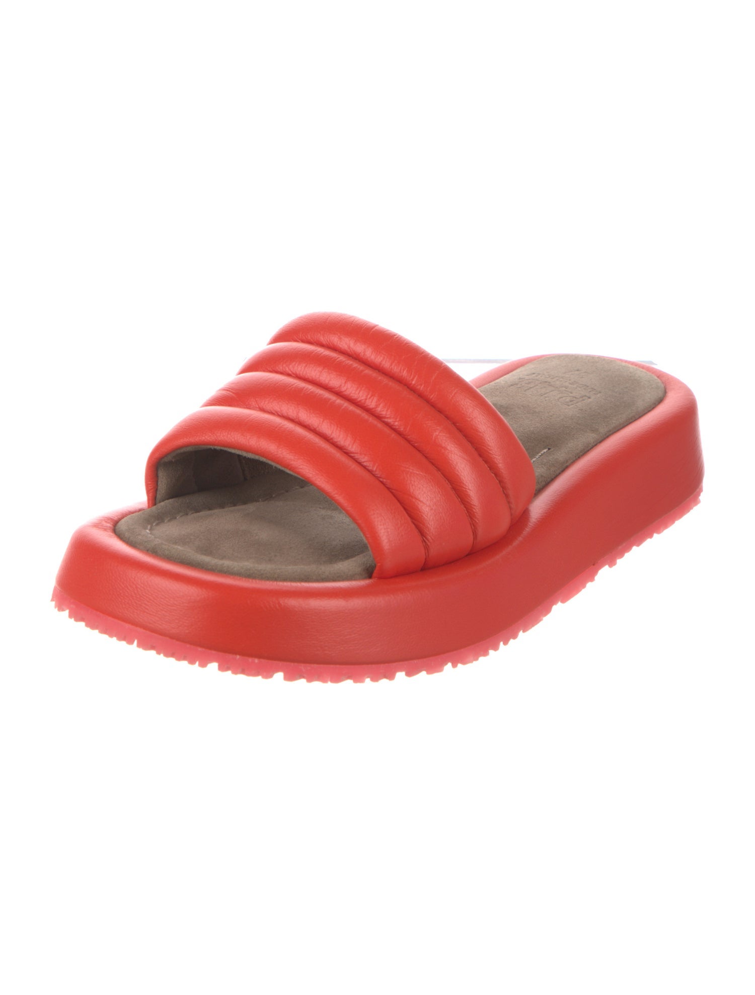 P448 Leather Slides