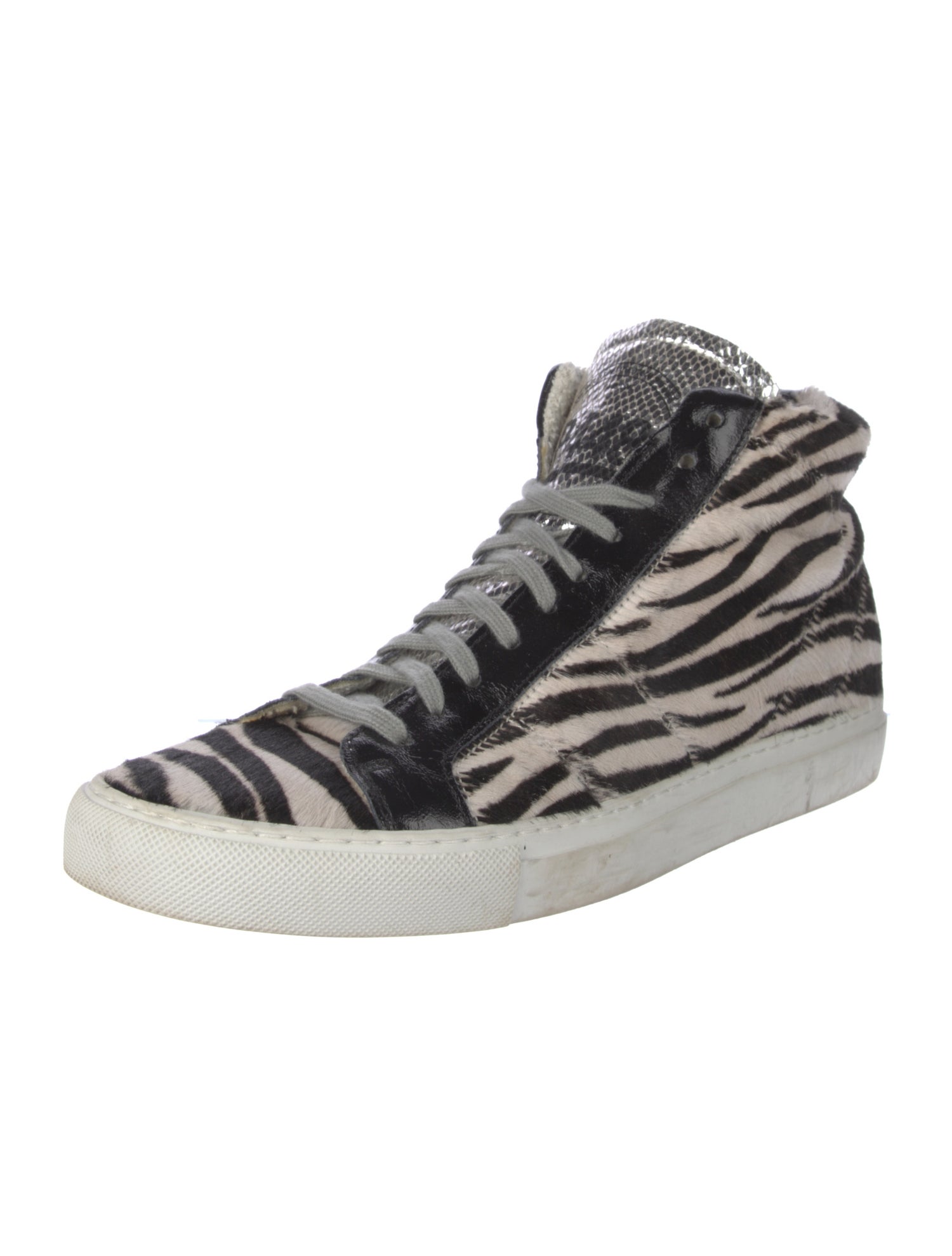 P448 Ponyhair Animal Print Sneakers