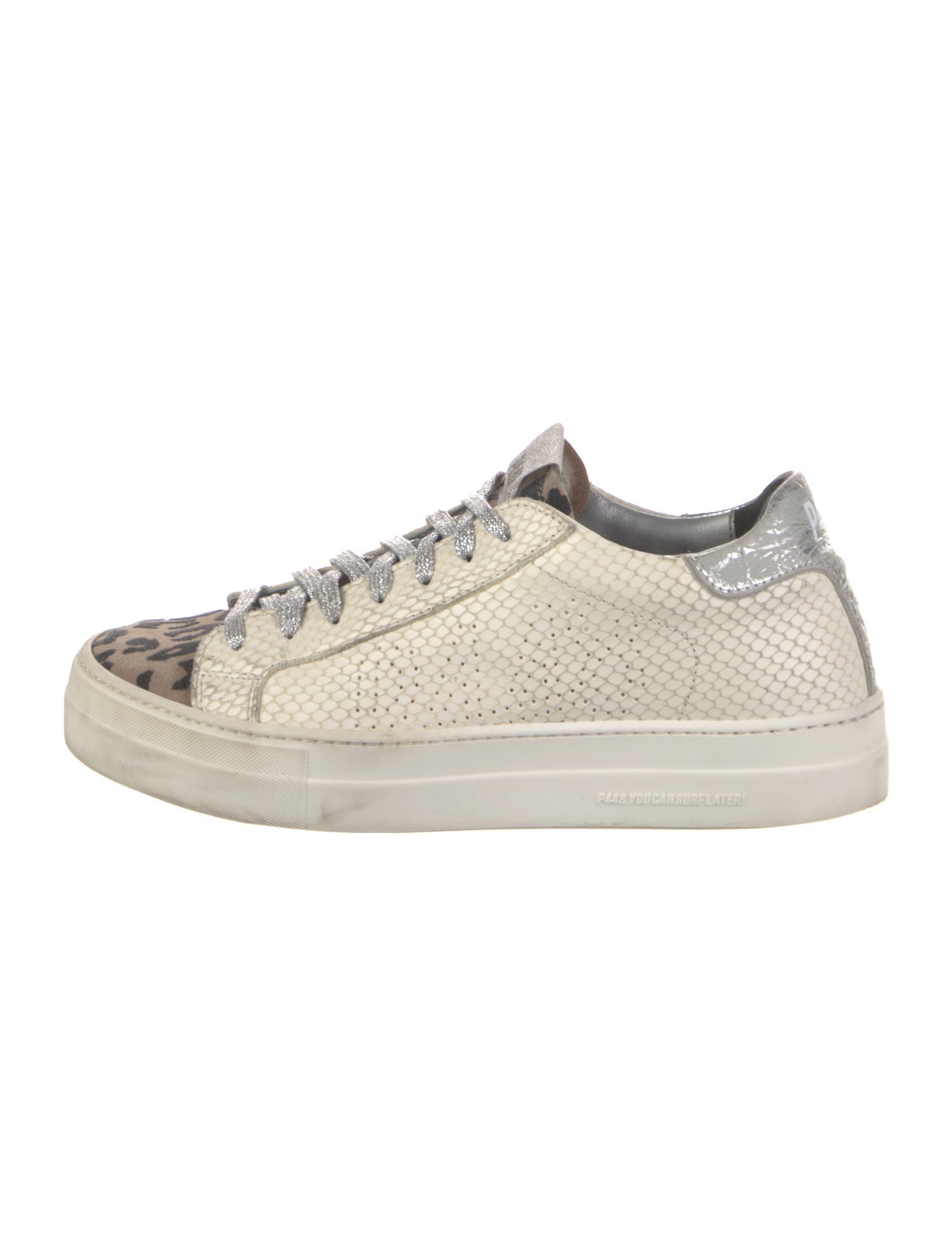 P448 Embossed Leather Sneakers
