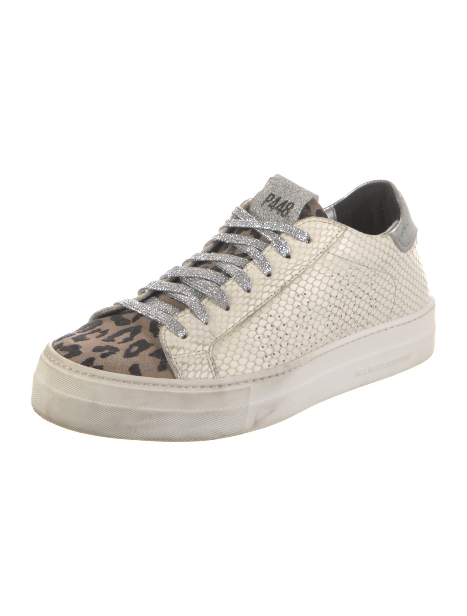 P448 Embossed Leather Sneakers
