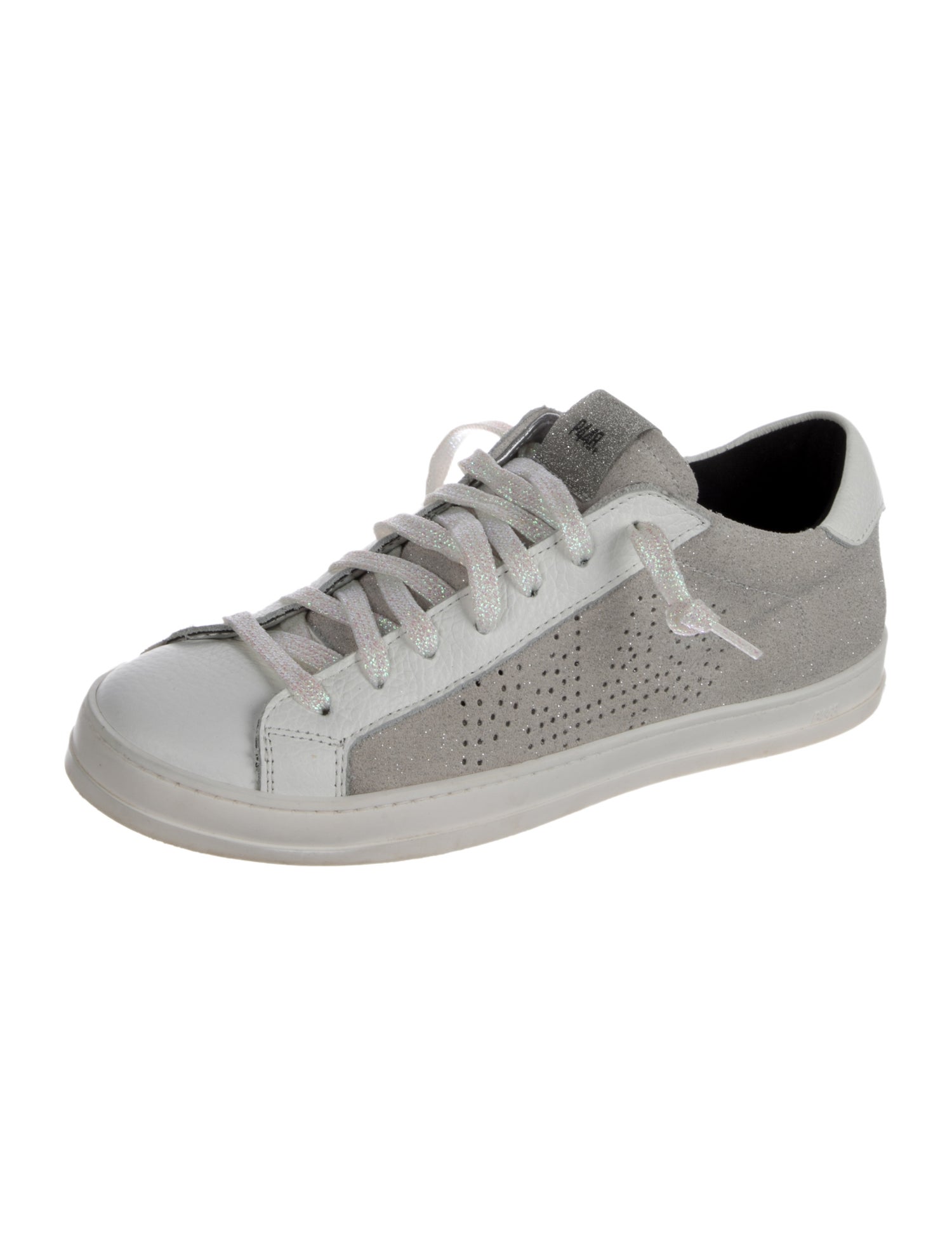 P448 Suede Glitter Accents Sneakers