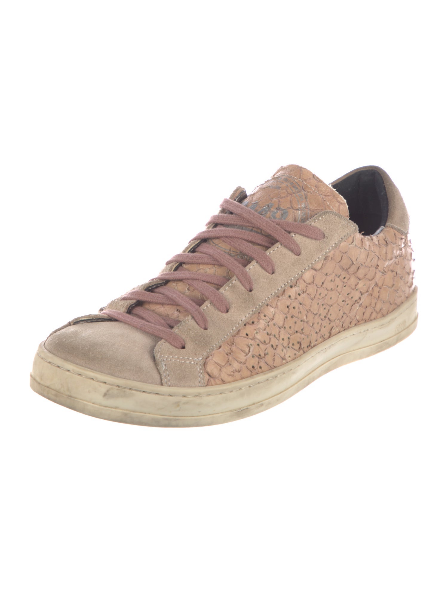 P448 Snakeskin Printed Sneakers