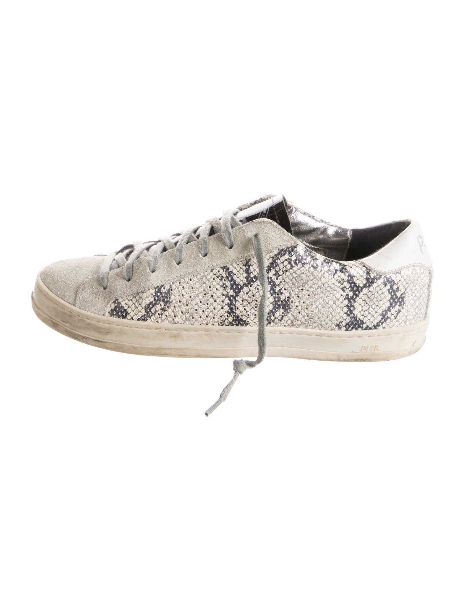 P448 Suede Animal Print Sneakers