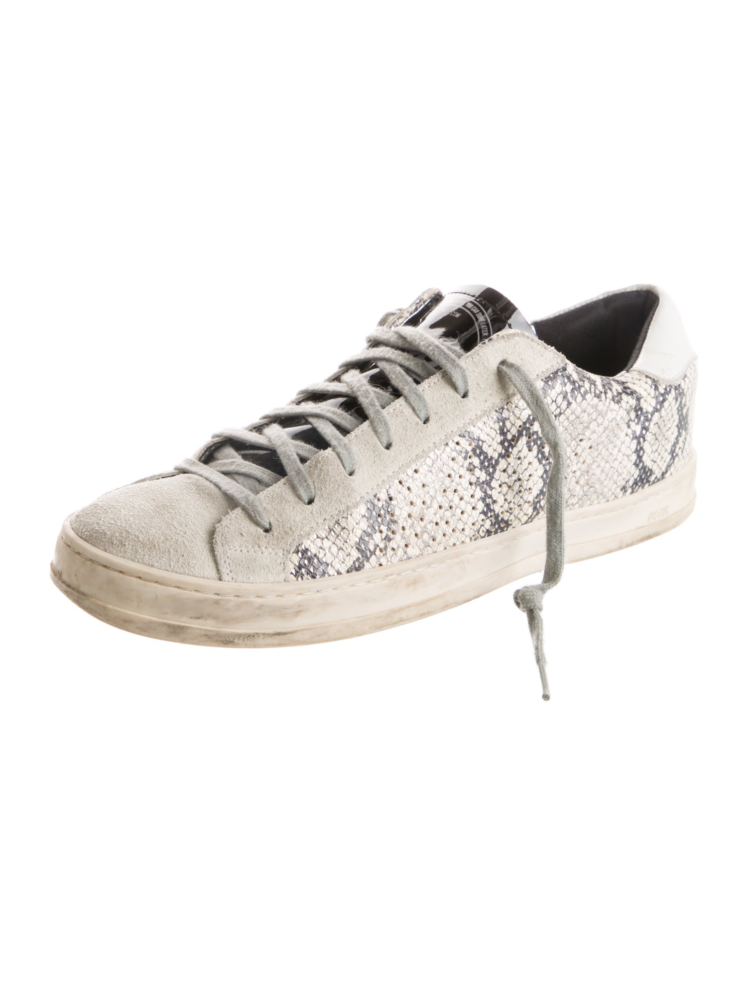 P448 Suede Animal Print Sneakers