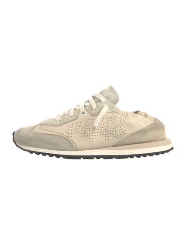 Pre-owned P448 Suede Sneakers In Neutral