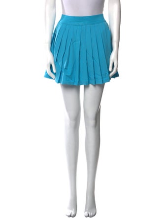 Paradis Collection Pleated Accents Mini Skirt