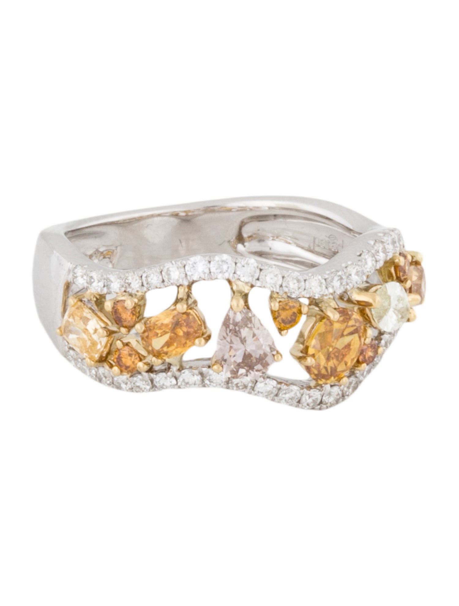 Parade 18K Colored Diamond Reverie Cocktail Ring