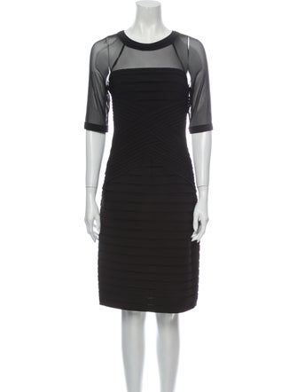 Adrianna Papell Crew Neck Knee-Length Dress