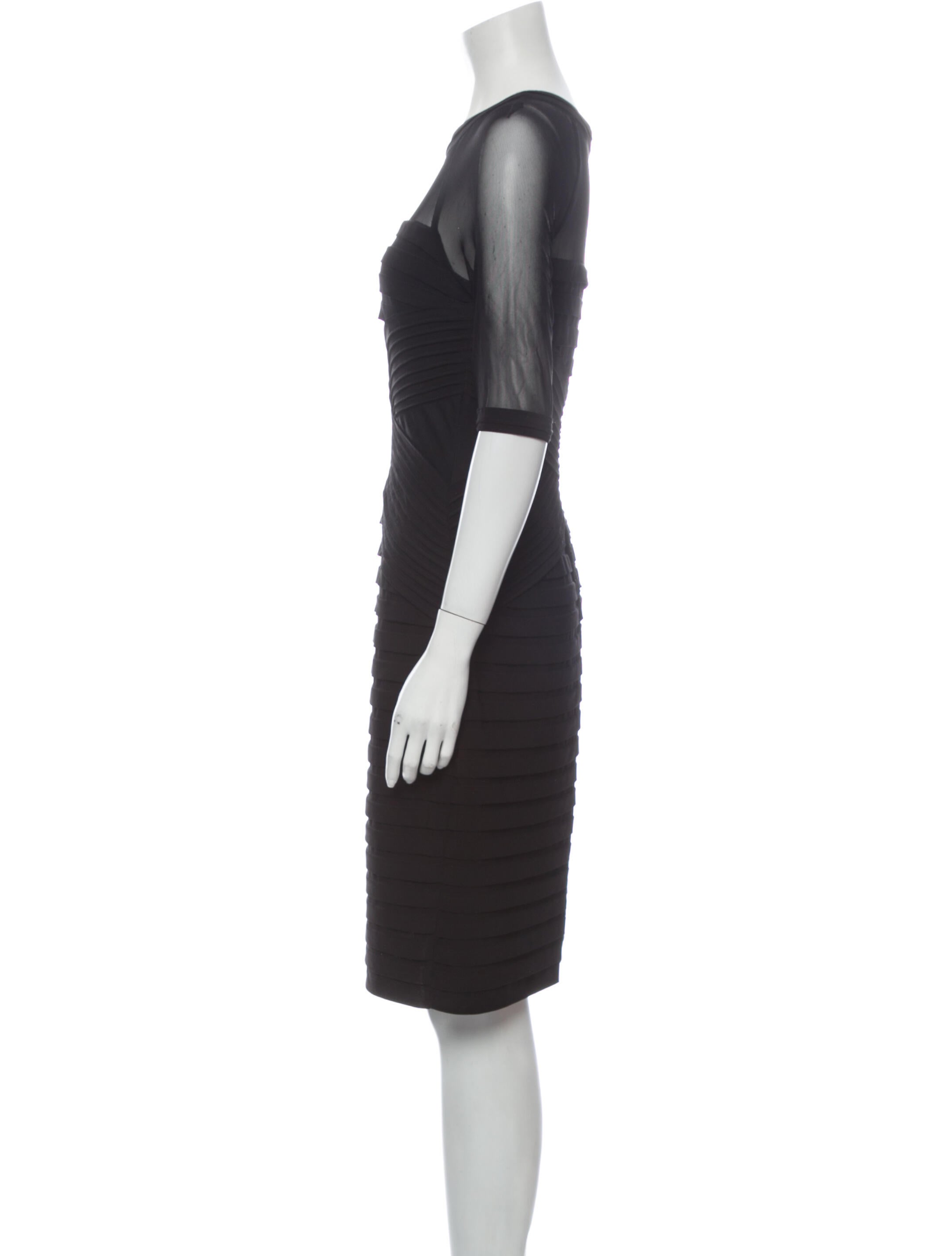 Adrianna Papell Crew Neck Knee-Length Dress