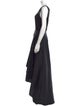 Adrianna Papell Bateau Neckline Long Dress