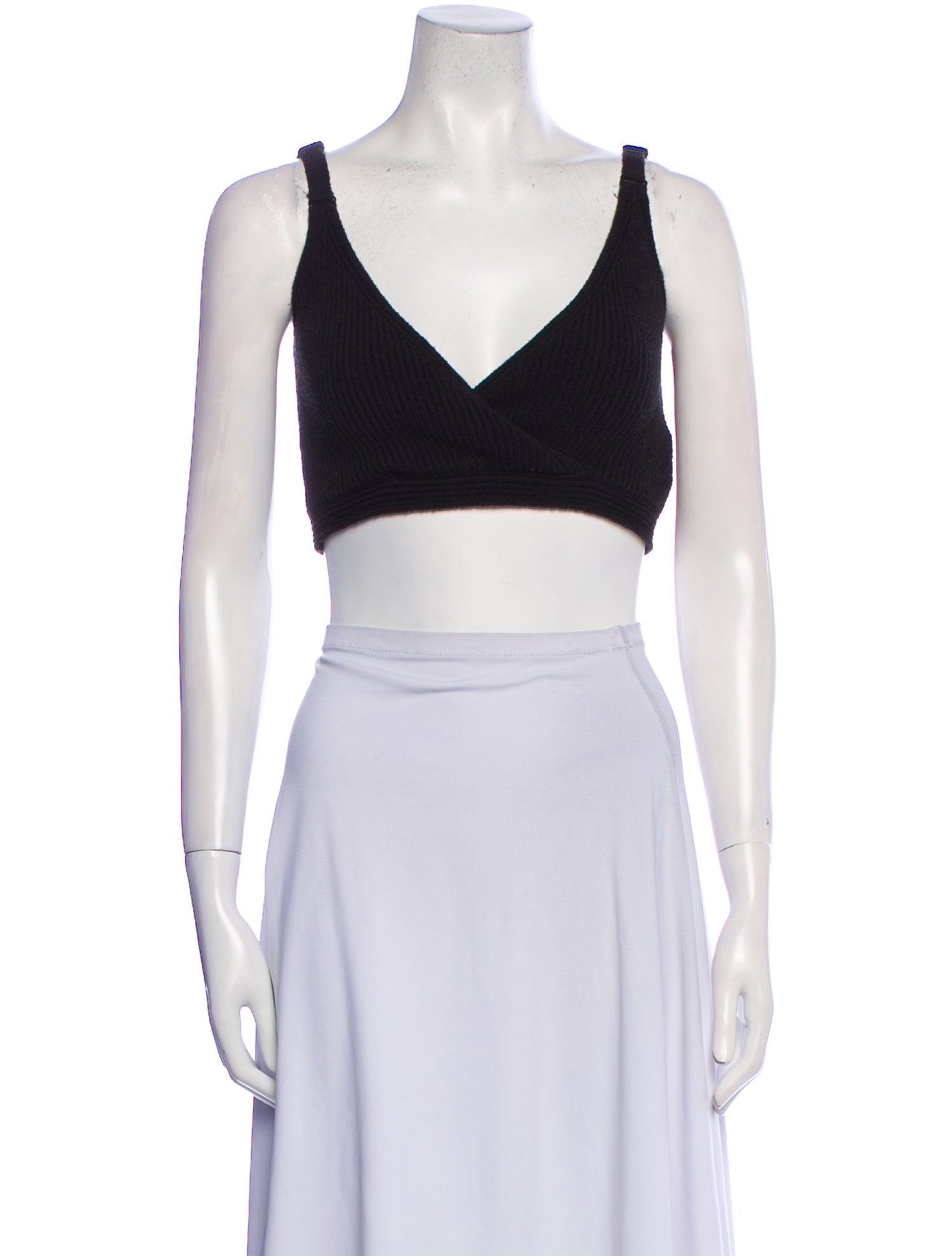 Pari Desai V-Neck Sleeveless Crop Top