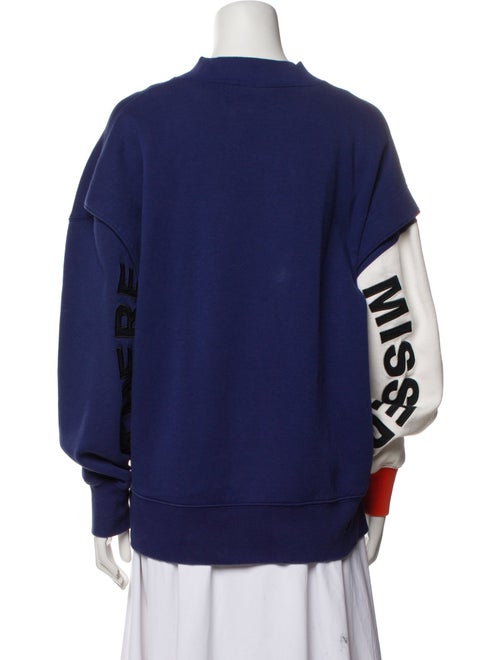 Puma x Ader Error Graphic Print Mock Neck Sweatshirt
