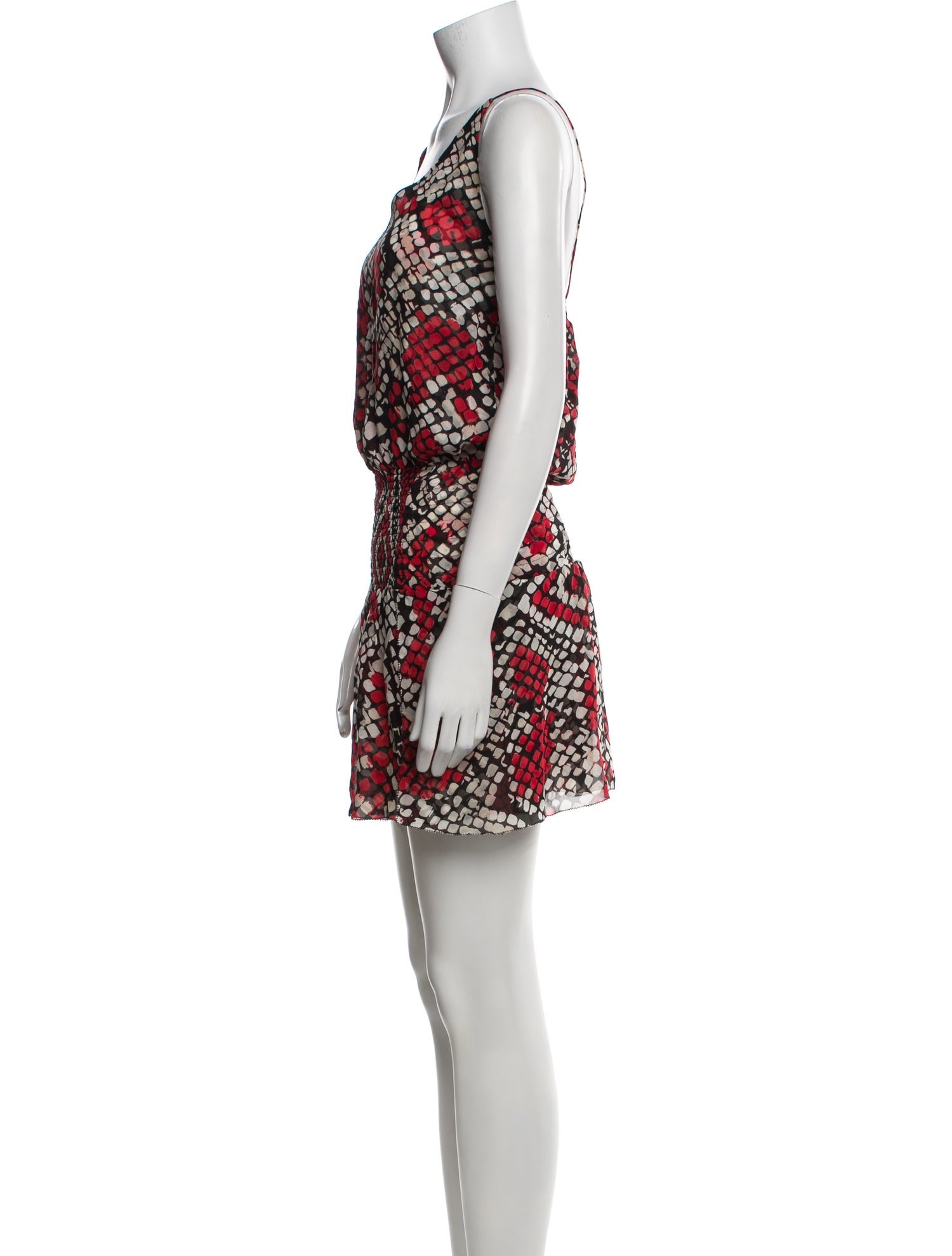 Paula Hian Silk Mini Dress