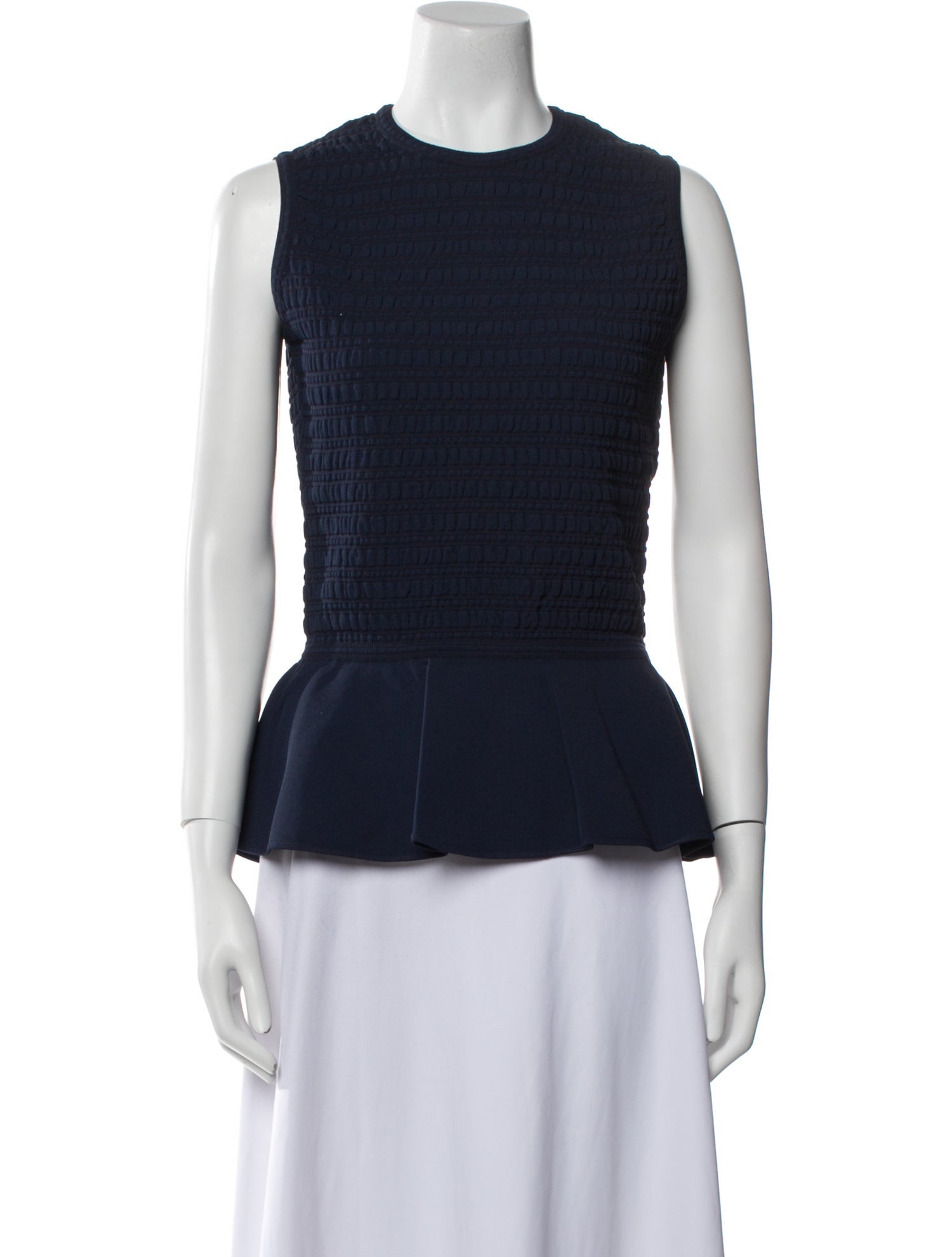 Paula Hian Crew Neck Sleeveless Top