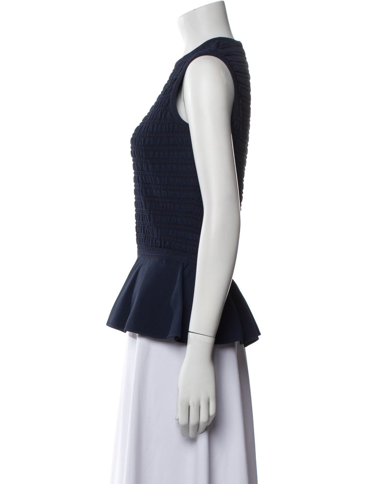 Paula Hian Crew Neck Sleeveless Top