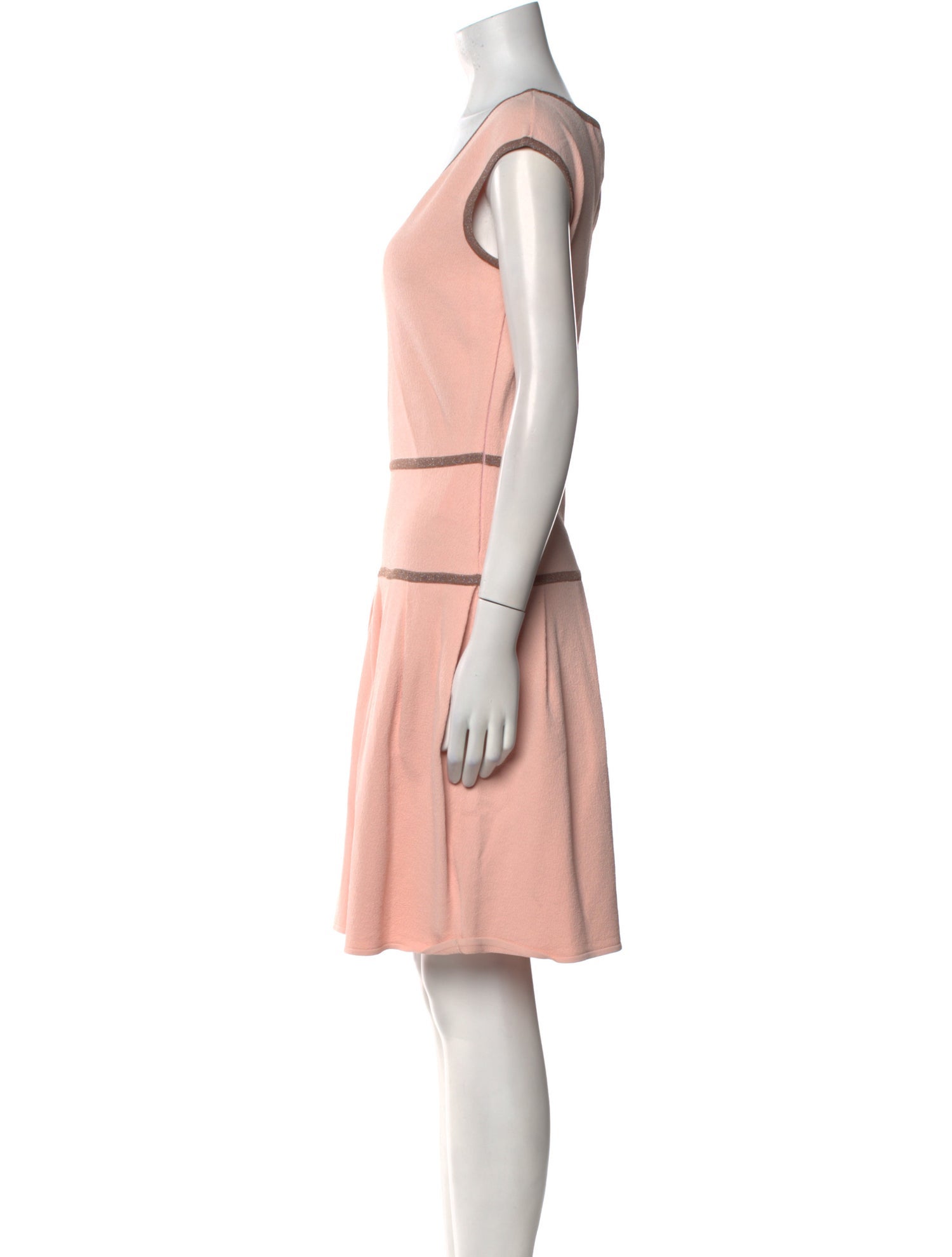 Paula Hian Scoop Neck Mini Dress