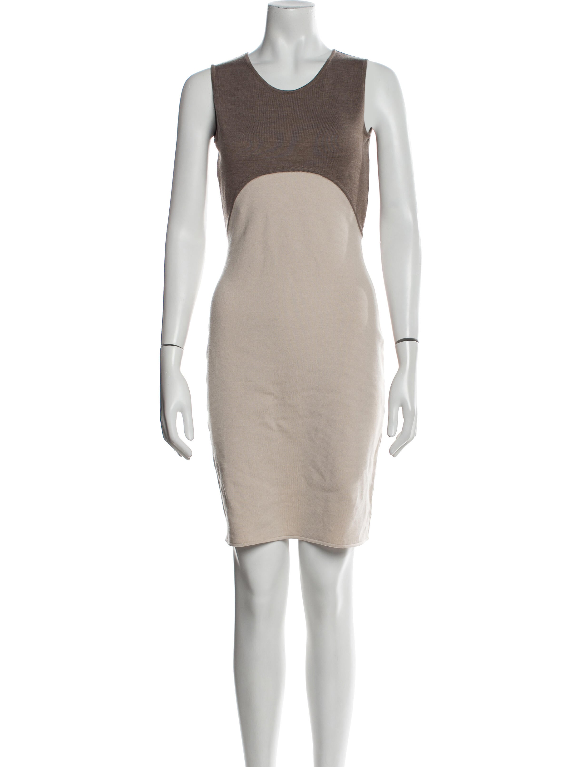 Paula Hian Scoop Neck Mini Dress