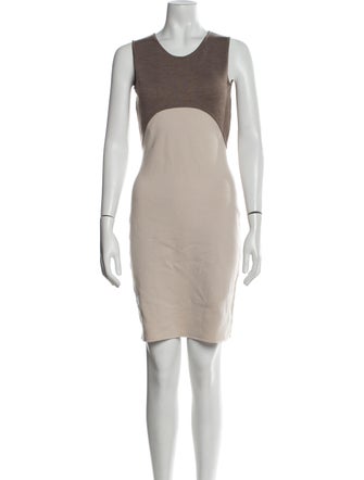 Paula Hian Scoop Neck Mini Dress