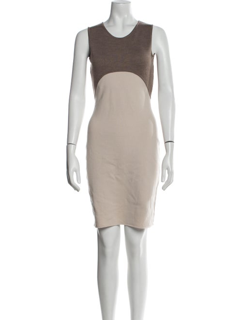 Paula Hian Scoop Neck Mini Dress