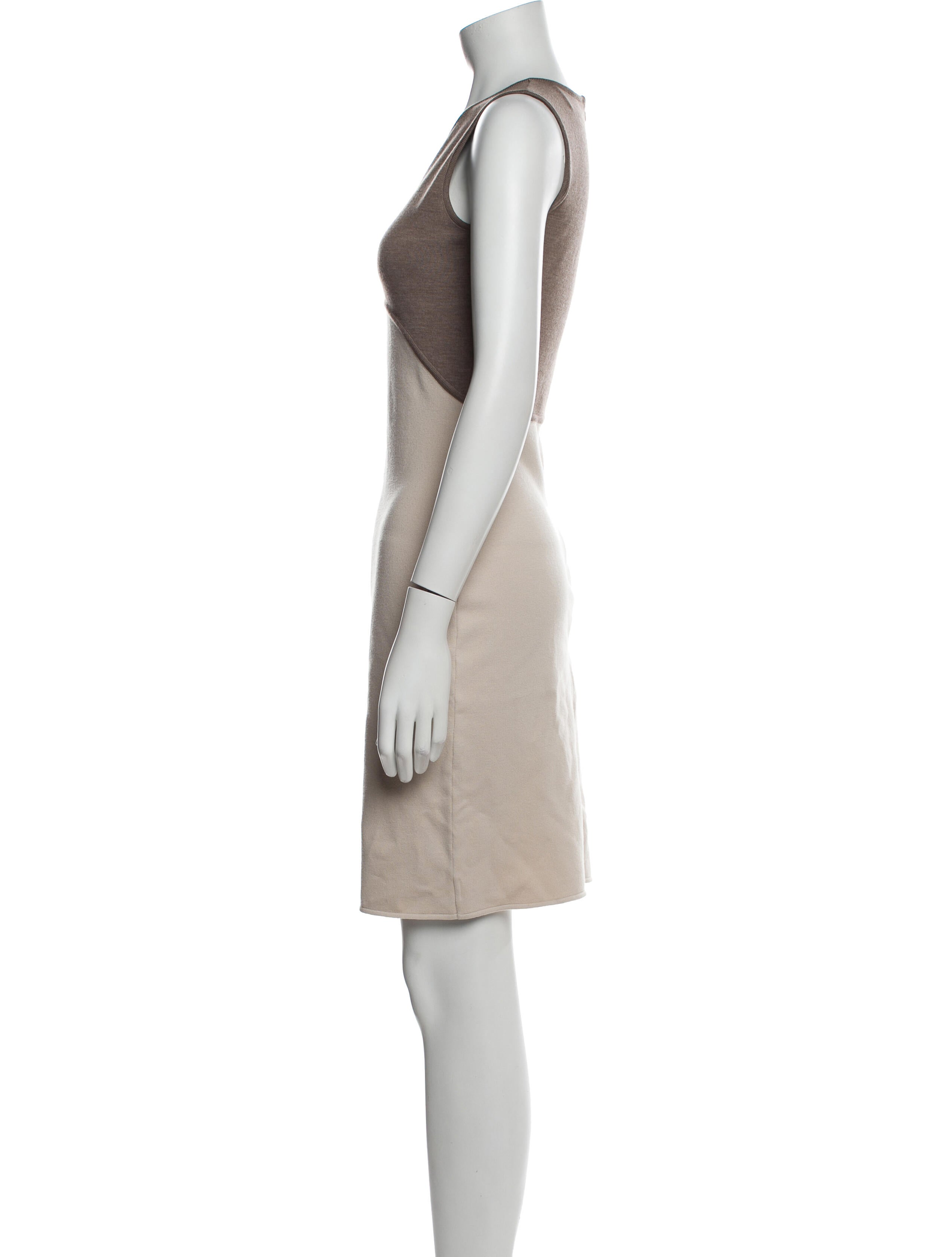 Paula Hian Scoop Neck Mini Dress