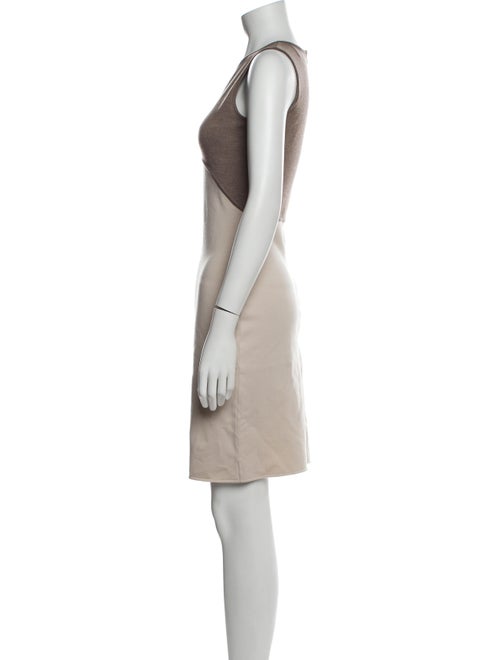 Paula Hian Scoop Neck Mini Dress