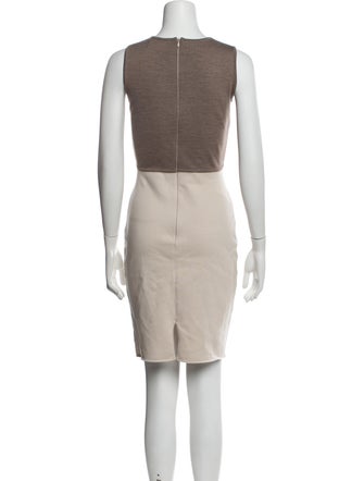 Paula Hian Scoop Neck Mini Dress