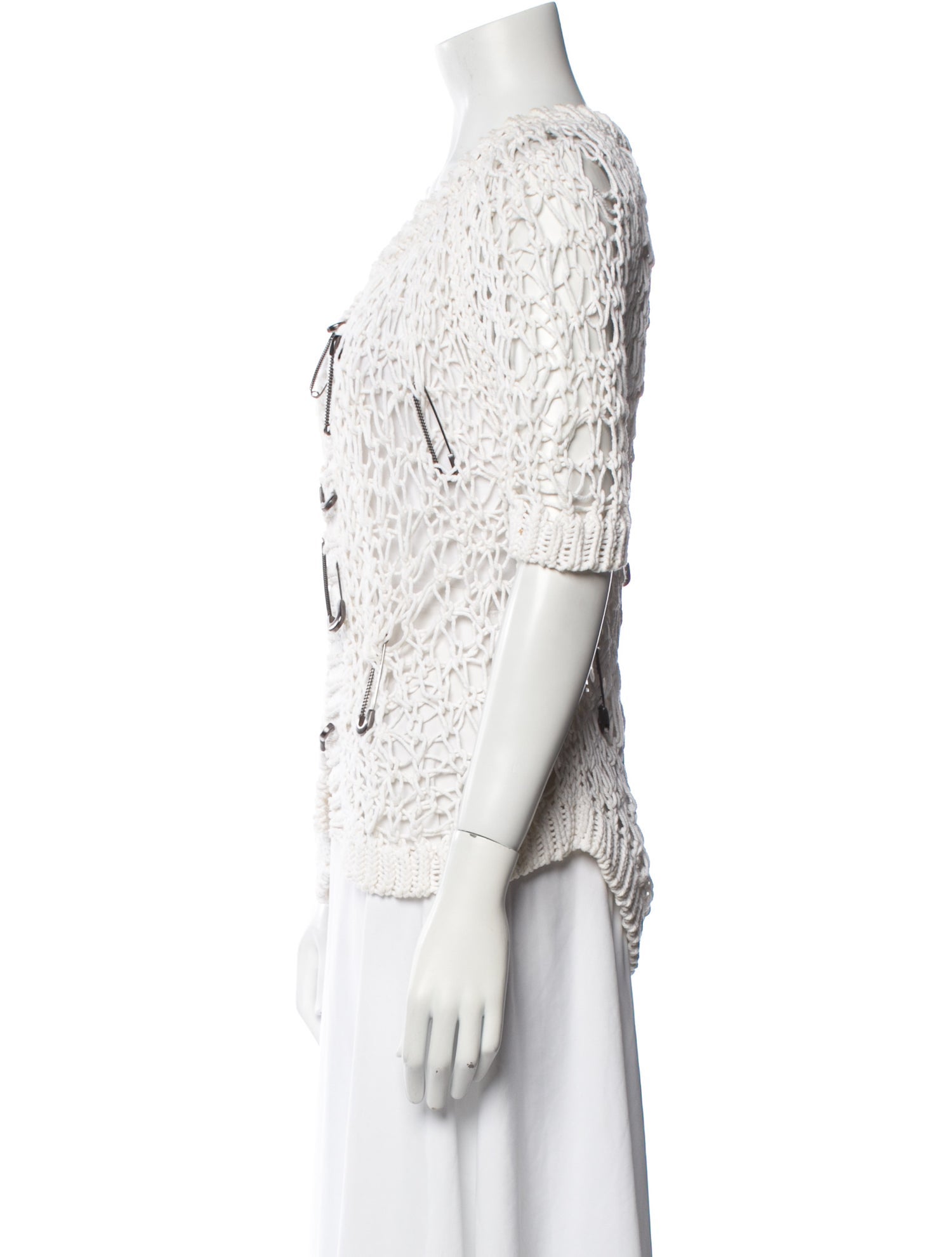 Paula Hian Tweed Pattern Evening Jacket