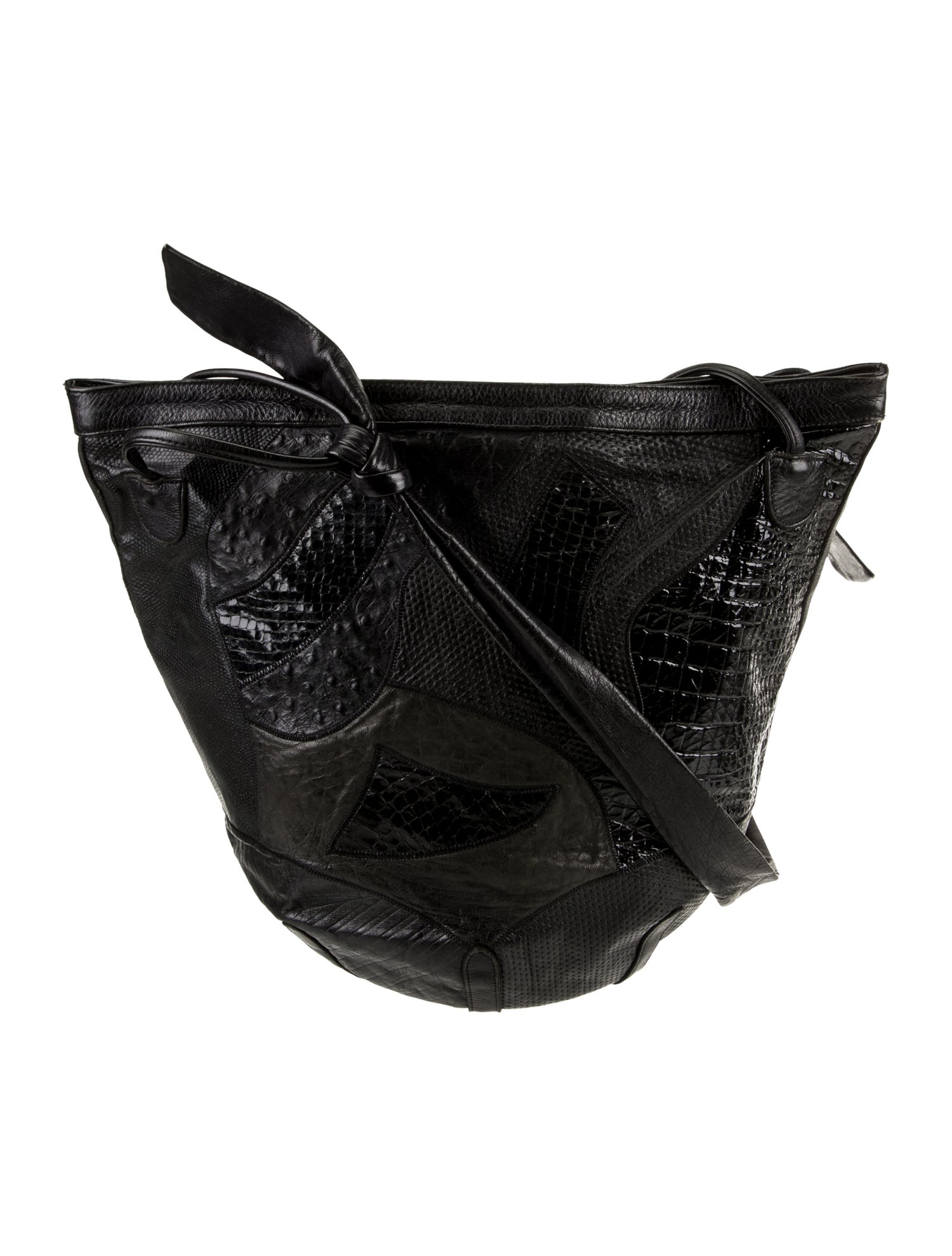 Carlos Falchi Leather Crossbody Bag