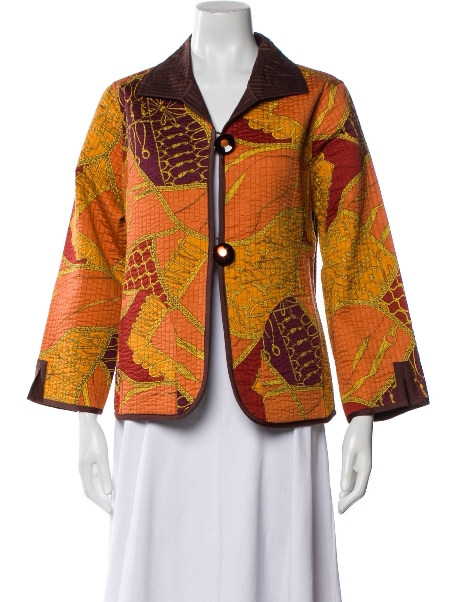 Patty Kim Printed Evening Jacket