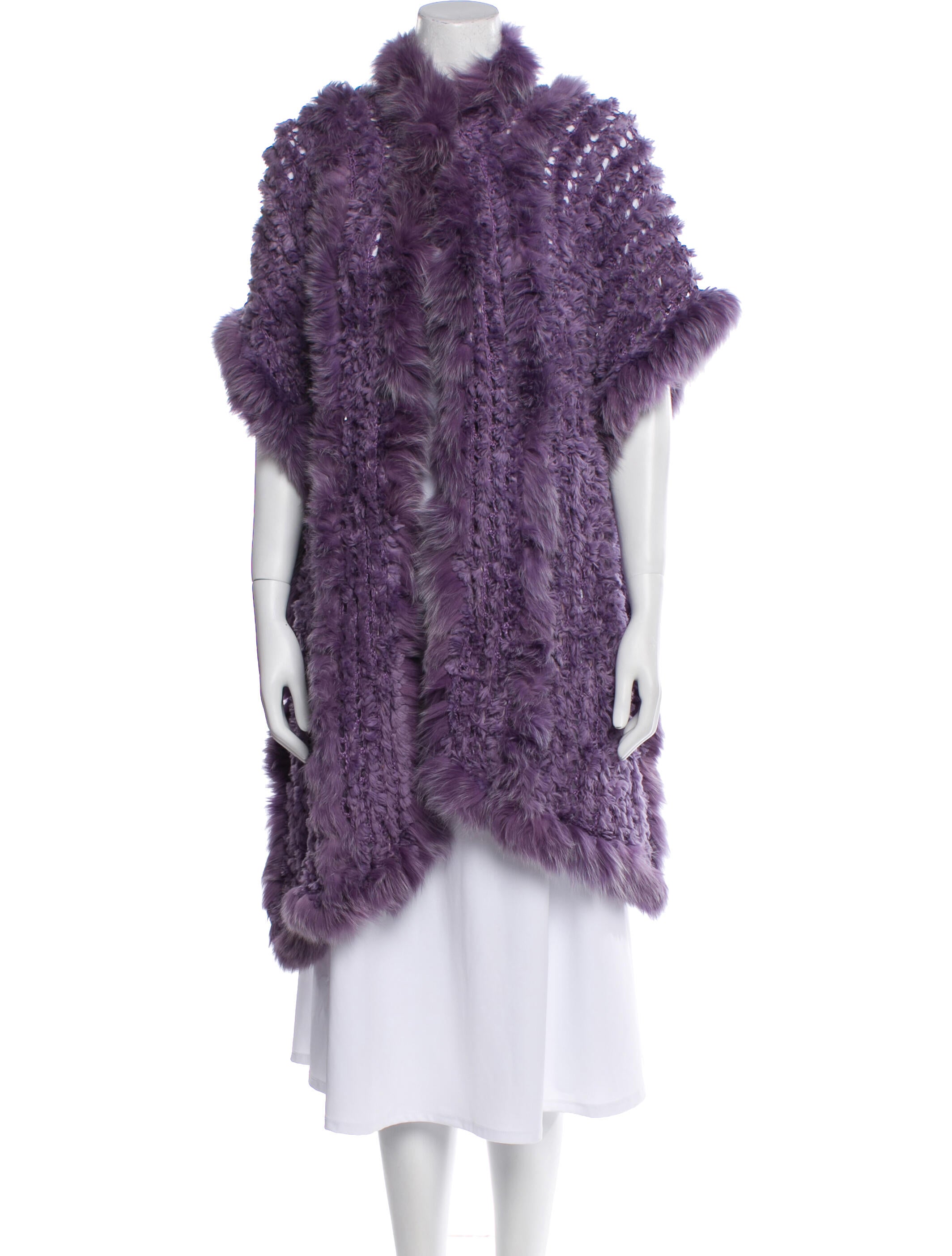 Paula Lishman Fur Shawl