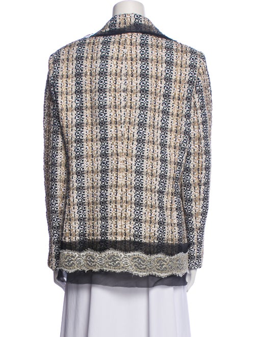 Paola D'arcano Linen Tweed Pattern Jacket