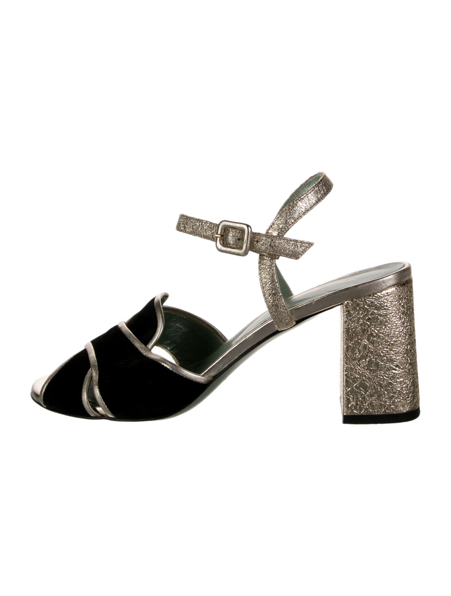 Paola D'arcano Patent Leather Sandals