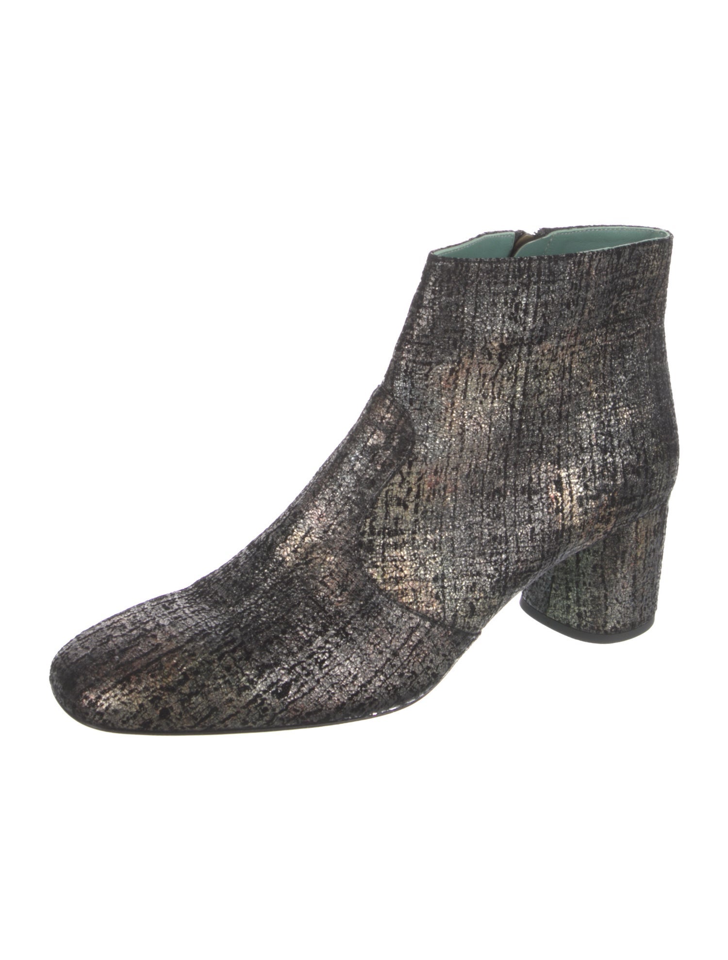 Paola D'arcano Leather Printed Boots