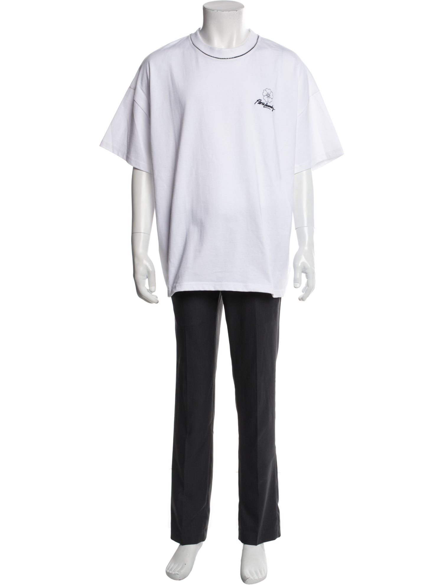 Paris Laundry Graphic Print Crew Neck T-Shirt